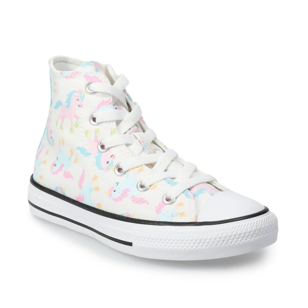 Converse Junior Chuck Taylor All Star Hi Unicorn Size 3.5